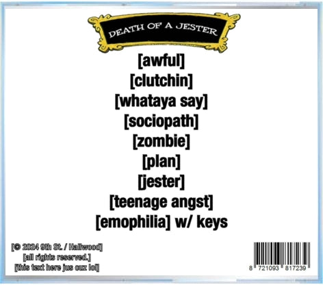 death of a jester cd